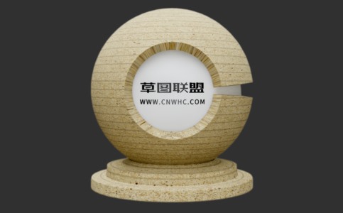 Enscape刨花板截面材质贴图下载110