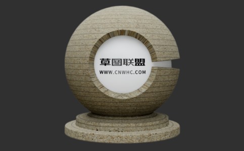Enscape刨花板截面材质贴图下载111