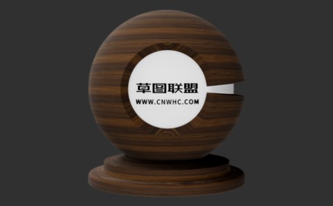 Enscape黑胡桃木纹材质贴图下载118