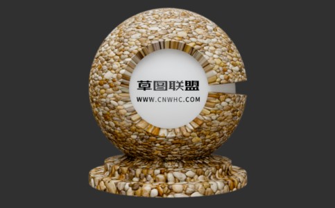 Enscape光滑石子材质贴图下载093