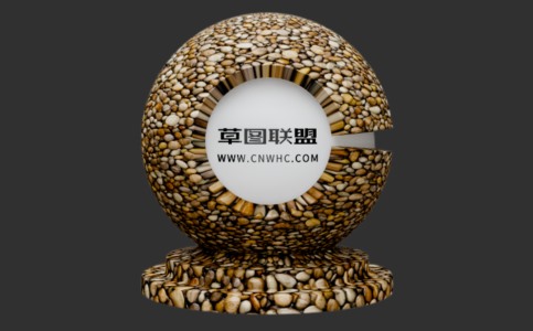 Enscape光滑石子材质贴图下载094