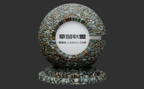 Enscape鹅卵石材质贴图下载105