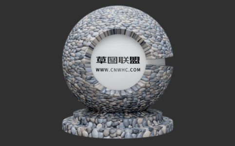 Enscape鹅卵石材质贴图下载109