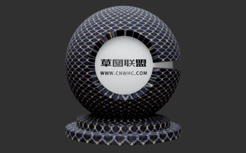 Enscape提花钻石纹面料布料材质贴图下载316