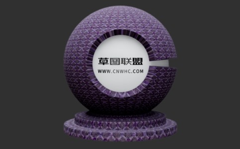 Enscape提花钻石纹面料布料材质贴图下载318
