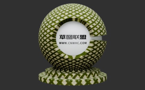Enscape提花钻石纹面料布料材质贴图下载320