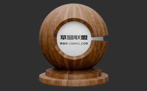 Enscape胡桃木压纹自然拼实木木皮板材质贴图下载099