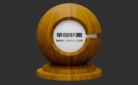 Enscape金丝柚锯痕自然拼实木木皮板材质贴图下载100