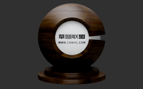 Enscape胡桃木并排对称拼实木地板材质贴图下载096