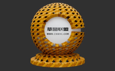 Enscape编织纹皮革材质贴图下载093