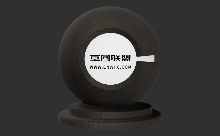 Enscape黑檀木科技木皮木纹材质贴图下载0087
