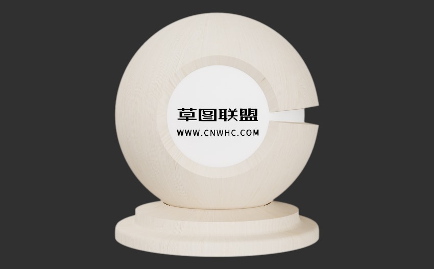 Enscape白橡木山纹科技木皮木纹材质贴图下载0088