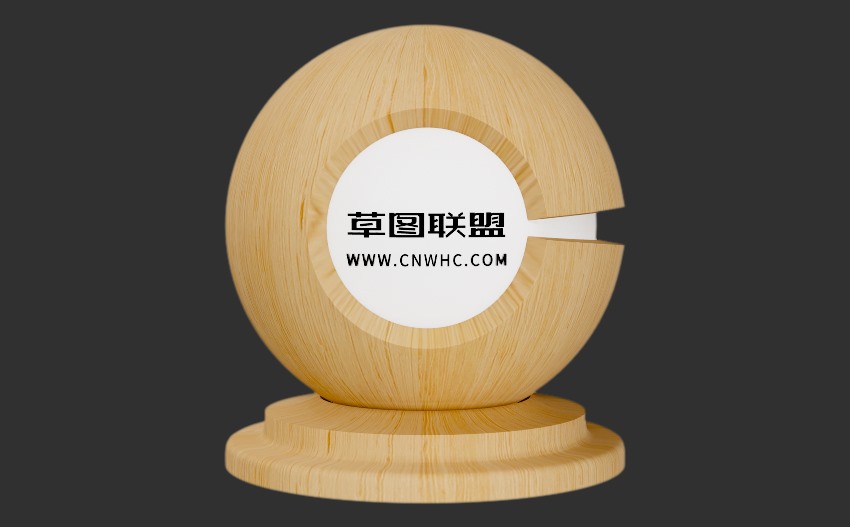 Enscape白橡木钢刷科技木皮木纹材质贴图下载0096