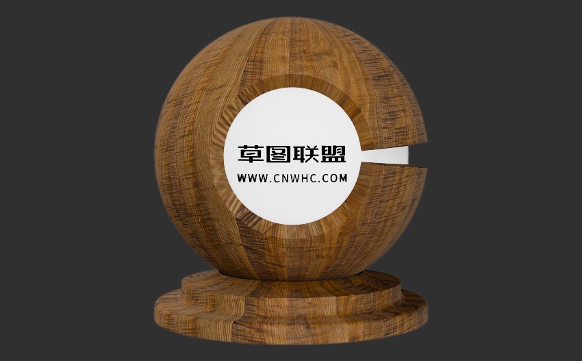 Enscape胡桃木水波钢刷自然拼木纹材质贴图下载0097