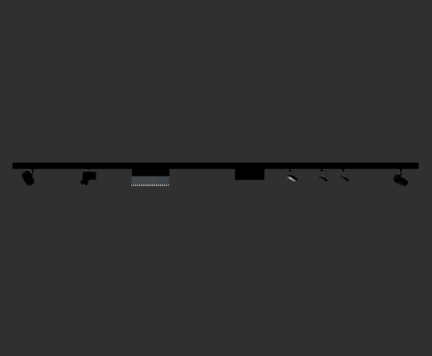 磁吸轨道灯SketchUp草图大师SU模型下载033