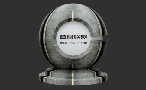 Enscape带路牙双车道材质贴图下载137