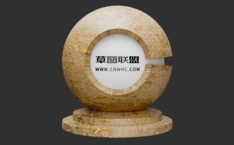 Enscape带脚印黄土地材质贴图下载128