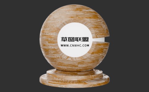 Enscape雪松鱼骨拼木地板材质贴图下载124