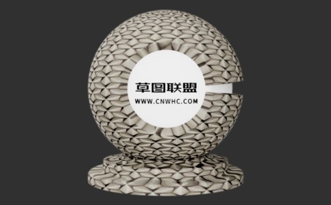 Enscape三叶草造型混凝土材质贴图下载141