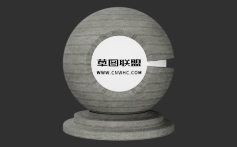 Enscape灰色横线混凝土材质贴图下载149
