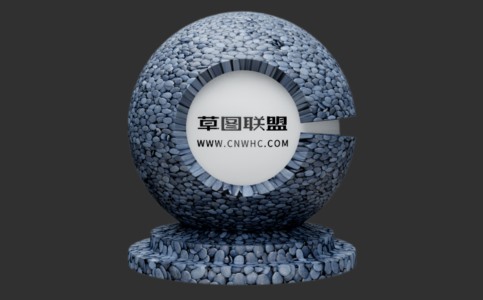 Enscape鹅卵石材质贴图下载140