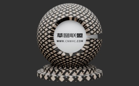 Enscape提花法兰绒面料布料材质贴图下载323