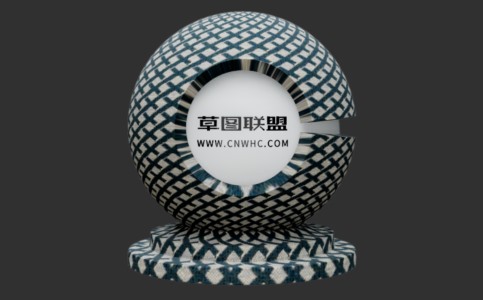 Enscape提花法兰绒面料布料材质贴图下载330