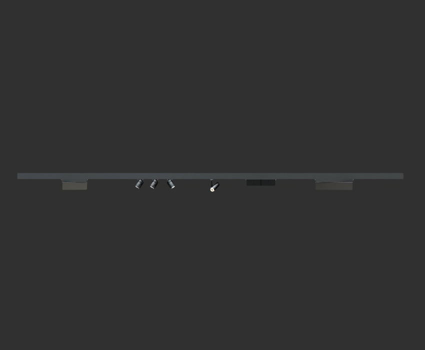 磁吸轨道灯SketchUp草图大师SU模型下载076