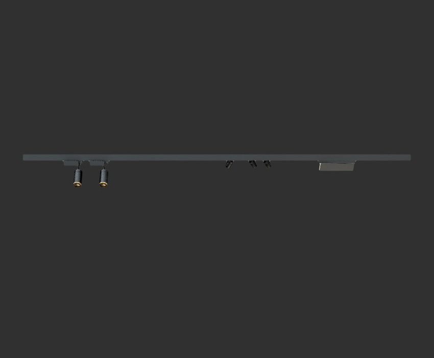磁吸轨道灯SketchUp草图大师SU模型下载078