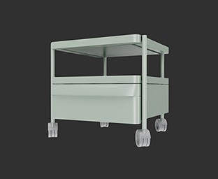 办公家具文件柜SketchUp草图大师SU模型下载0128