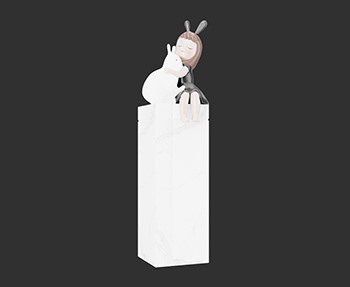 潮玩雕塑饰品摆设SketchUp草图大师SU模型下载0140
