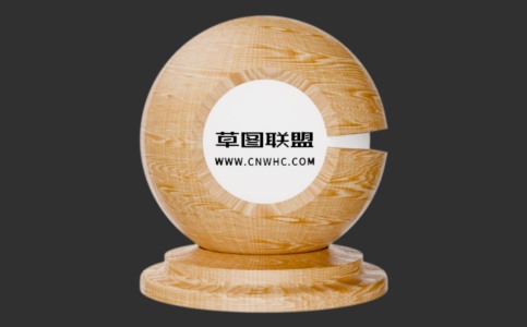 Enscape栗木纹材质贴图下载071