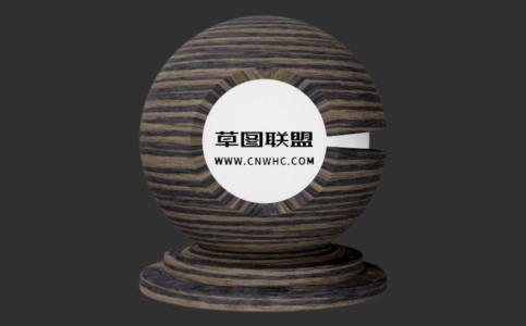 Enscape乌木纹材质贴图下载076