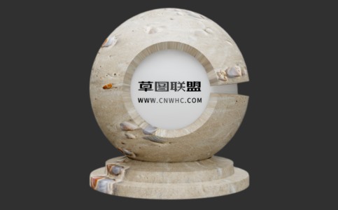 Enscape带贝壳沙地材质贴图下载163