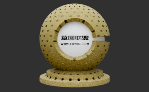 Enscape打孔皮革材质贴图下载163