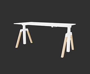 办公家具办公桌工位SketchUp草图大师SU模型下载0081