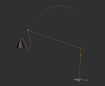 落地灯照明灯具SketchUp草图大师SU模型下载0032
