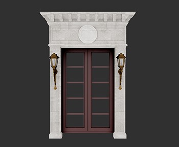 窗户SketchUp草图大师SU模型下载0014