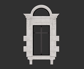 窗户SketchUp草图大师SU模型下载0018