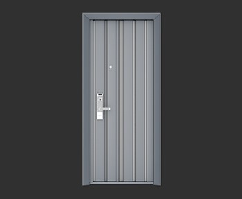 平开门单开门SketchUp草图大师SU模型下载0271