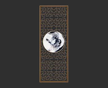 屏风隔断SketchUp草图大师SU模型下载0022
