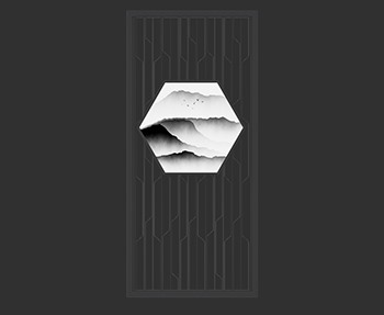 屏风隔断SketchUp草图大师SU模型下载0033
