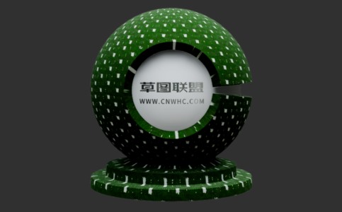 Enscape绿色羊毛针织面料布料材质贴图下载193
