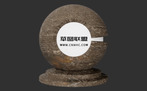 Enscape棕色粗混凝土材质贴图下载198