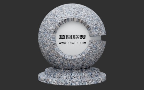 Enscape碎石子片材质贴图下载200