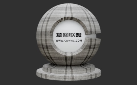 Enscape格子花尼面料布料材质贴图下载409
