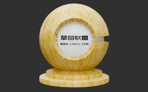 Enscape去皮桦木实木木皮板材质贴图下载207