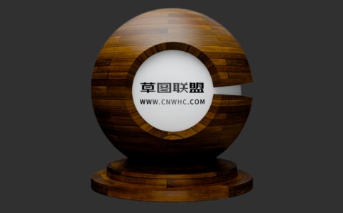 Enscape白橡木并排对称拼实木地板材质贴图下载184