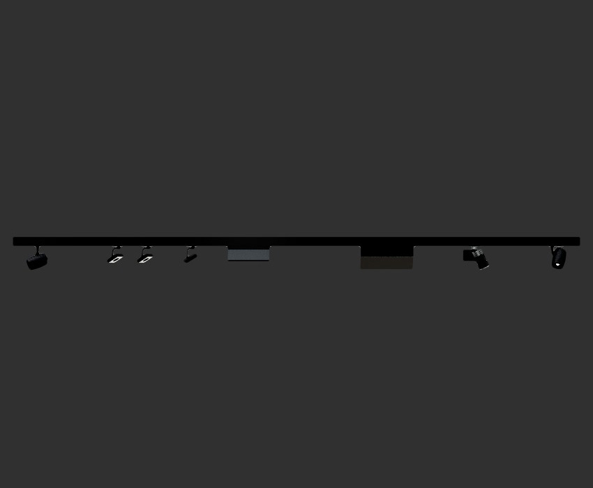 磁吸轨道灯SketchUp草图大师SU模型下载149