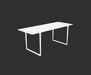 办公家具办公桌工位SketchUp草图大师SU模型下载0086